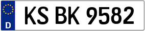 Truck License Plate